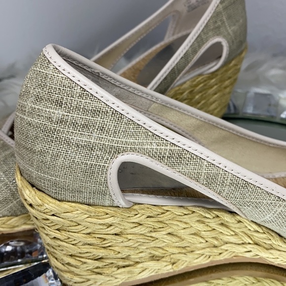 Donald J. Pliner Coraa Linen Espadrille Wedge Sandal 8.5M - Picture 6 of 13